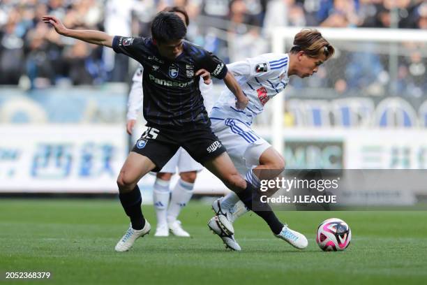 Takeru KISHIMOTO of Gamba Osaka in action during the J.LEAGUE MEIJI YASUDA J1 2nd Sec. Match between Gamba Osaka and Albirex Niigata at Panasonic...