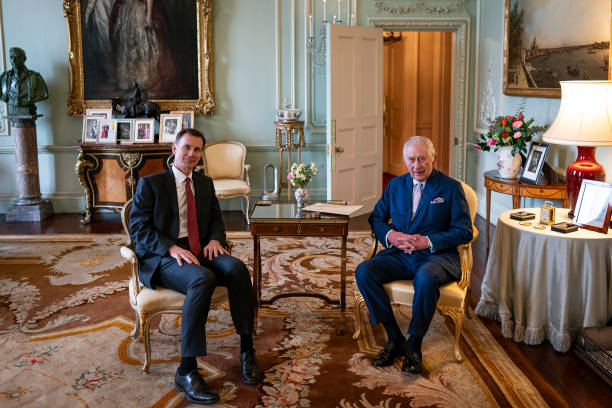 GBR: King Charles III Audience With Chancellor Of The Exchequer Jeremy Hunt