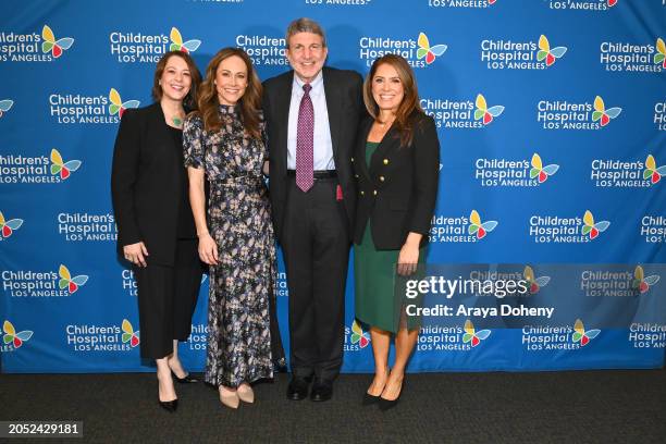 Alexandra Carter, Nikki DeLoach, Paul S. Viviano and Dawn Wilcox attend the 9th Annual Children's Hospital Los Angeles Make March Matter Kick-Off on...