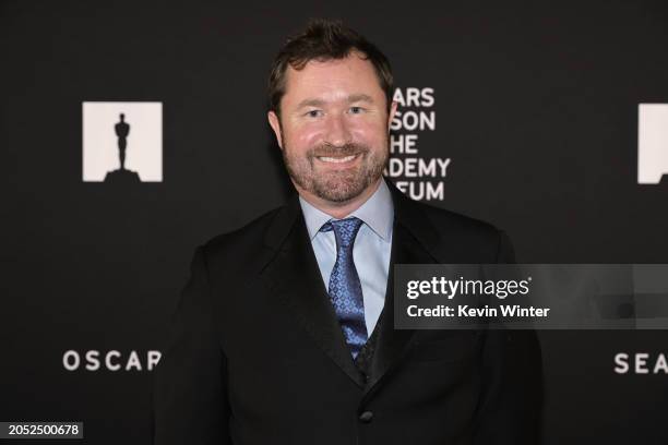 Erik Aadahl appears at "Breaking The Oscar Ceiling" at Academy Museum of Motion Pictures on March 01, 2024 in Los Angeles, California.