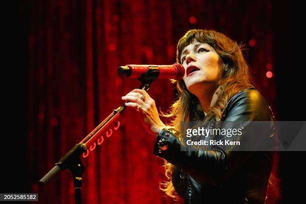 Jenny Lewis performs in concert during the "Joy’all Ball Tour" at ACL Live on March 01, 2024 in Austin, Texas.