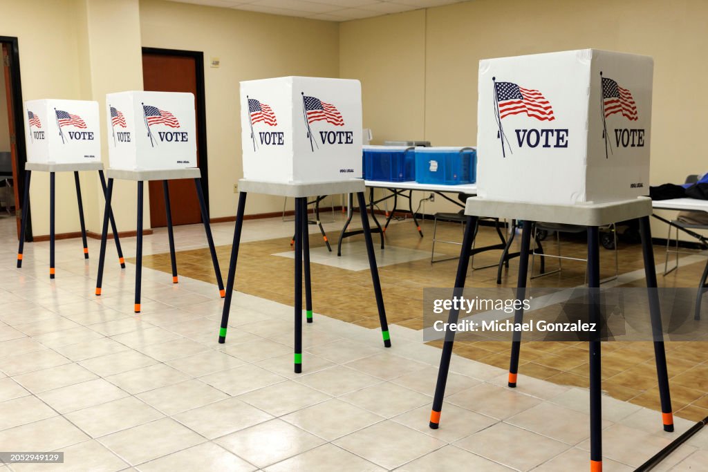 Voters Cast Ballots In States Across The Nation On Super Tuesday