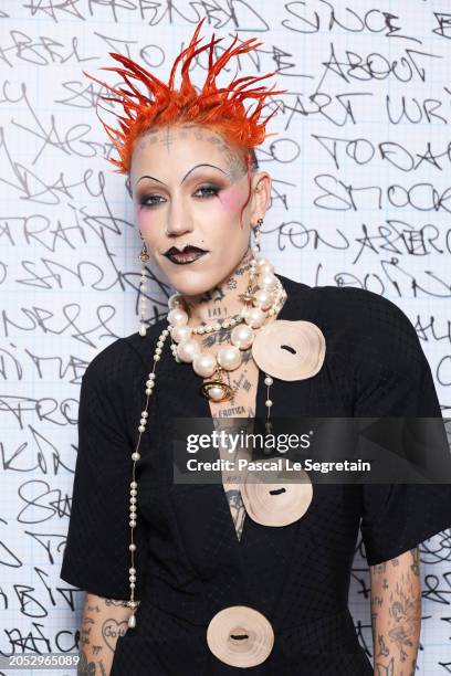 Brooke Candy attends the Vivienne Westwood Womenswear Fall/Winter 2024-2025 show as part of Paris Fashion Week on March 02, 2024 in Paris, France.