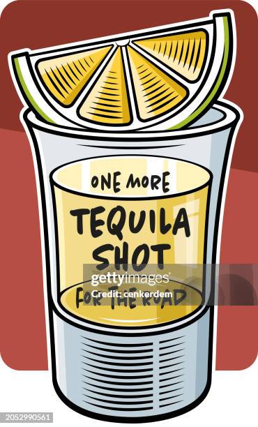 ilustrações, clipart, desenhos animados e ícones de tiro de tequila - tequila slammer