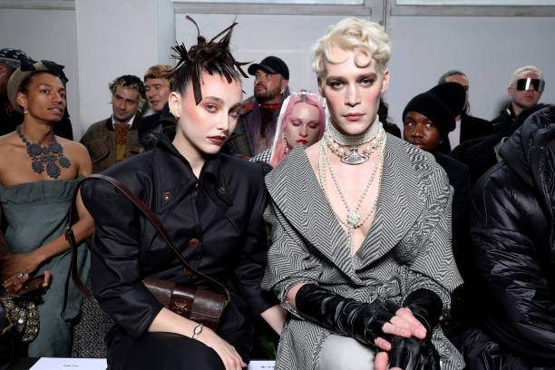 FRA: Vivienne Westwood : Front Row - Paris Fashion Week - Womenswear Fall/Winter 2024-2025