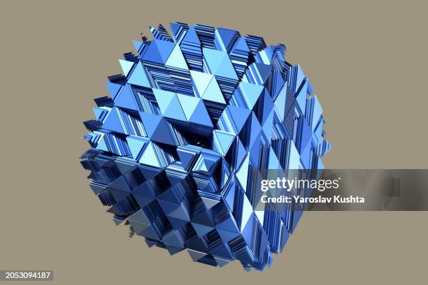 abstract data cubes connection cgi - blockchain isometric stock pictures, royalty-free photos & images