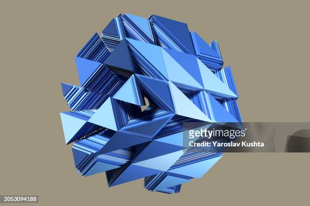 abstract data cubes connection cgi - blockchain isometric stock pictures, royalty-free photos & images