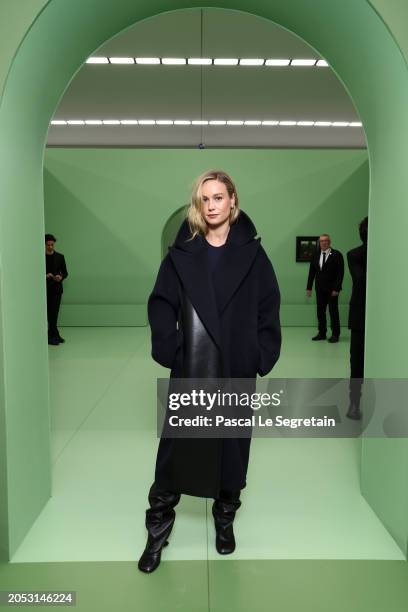 Brie Larson attends the Loewe Womenswear Fall/Winter 2024-2025 show as part of Paris Fashion Week on March 01, 2024 in Paris, France.