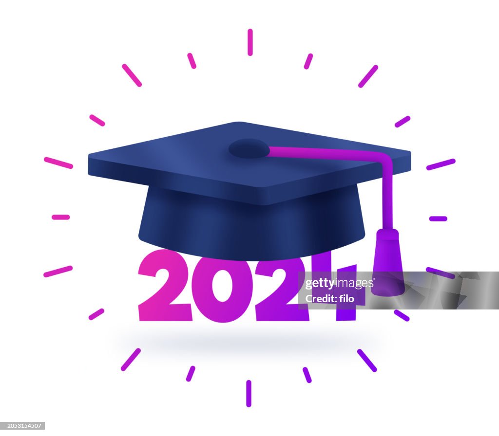 Graduation 2024 Celebration Mortarboard