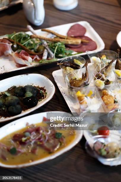delicious food - stock photo - restaurant ticket holder stock pictures, royalty-free photos & images