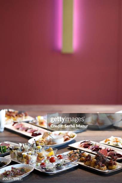 delicious food - stock photo - restaurant ticket holder stock pictures, royalty-free photos & images
