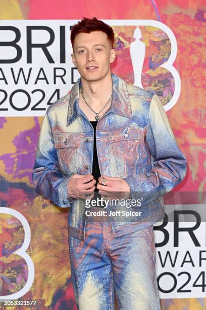 Jack Saunders attends the BRIT Awards 2024 at The O2 Arena on March 02, 2024 in London, England.