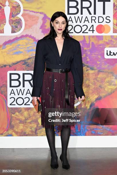 St. Vincent attends the BRIT Awards 2024 at The O2 Arena on March 02, 2024 in London, England.