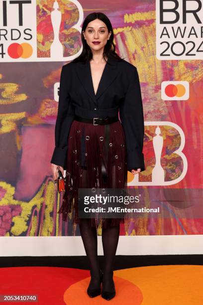St. Vincent attends the BRIT Awards 2024 at The O2 Arena on March 02, 2024 in London, England.