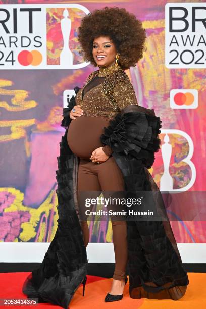 Fleur East attends the BRIT Awards 2024 at The O2 Arena on March 02, 2024 in London, England.