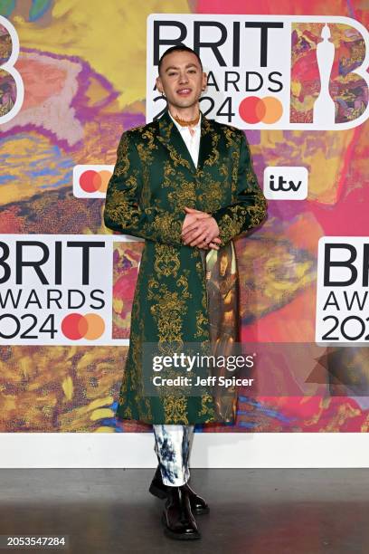 Olly Alexander attends the BRIT Awards 2024 at The O2 Arena on March 02, 2024 in London, England.