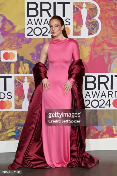Jess Glynne attends the BRIT Awards 2024 at The O2 Arena on March 02, 2024 in London, England.