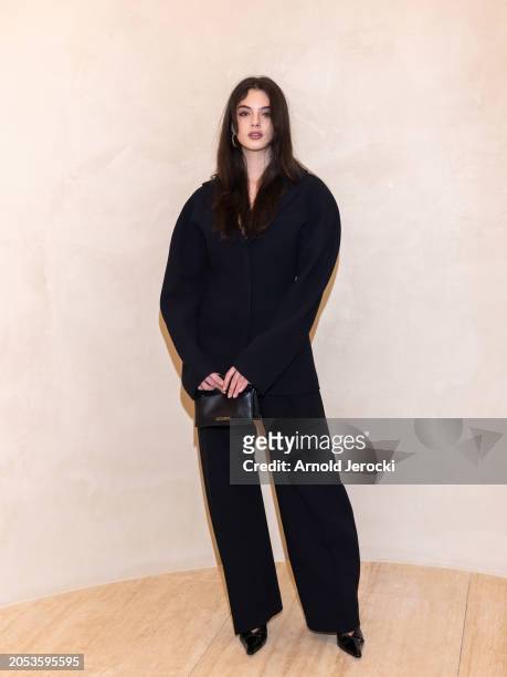 Deva Cassel attends the Simon Jacquemus' "Chevalier de l'ordre des Arts et des Lettres" Medal Ceremony as part of Paris Fashion Week on March 02,...