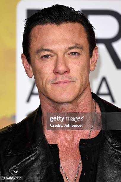 Luke Evans attends the BRIT Awards 2024 at The O2 Arena on March 02, 2024 in London, England.