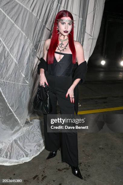 Abby Roberts attends the Alexander McQueen Autumn/Winter 2024 show during Paris Fashion Week on March 2, 2024 in Paris, France.