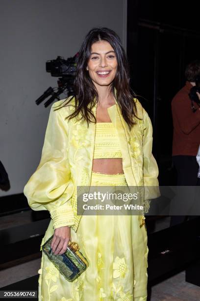 Alessandra Mastronardi attends the Elie Saab Womenswear Fall/Winter 2024-2025 show as part of Paris Fashion Week on March 02, 2024 in Paris, France.