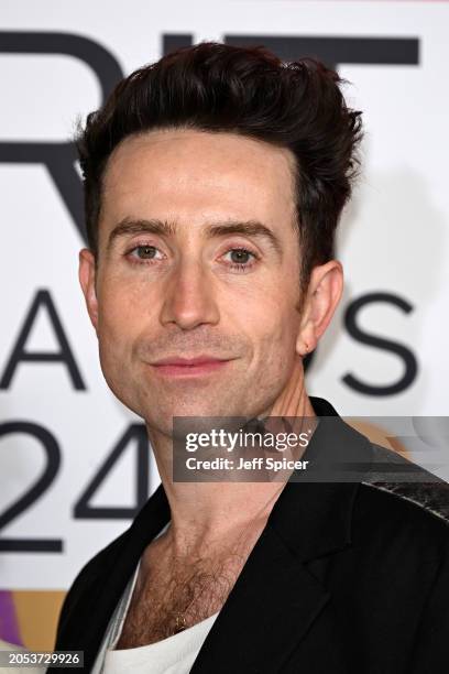 Nick Grimshaw attends the BRIT Awards 2024 at The O2 Arena on March 02, 2024 in London, England.