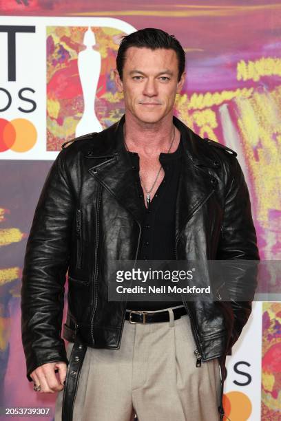 Luke Evans attends the BRIT Awards 2024 at The O2 Arena on March 02, 2024 in London, England.
