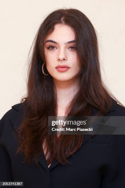 Deva Cassel arrives at the Simon Jacquemus Presentation Of "Chevalier de l'ordre des Arts et des Lettres" Medal as part of Paris Fashion Week on...