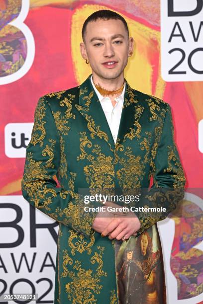 Olly Alexander attends the BRIT Awards 2024 at The O2 Arena on March 02, 2024 in London, England.