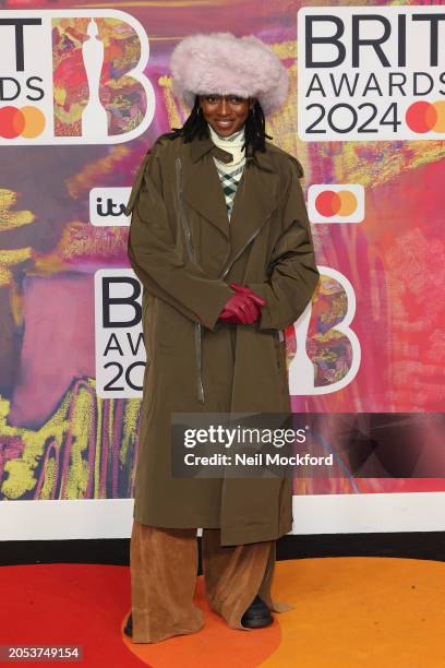 Little Simz attends the BRIT Awards 2024 at The O2 Arena on March 02, 2024 in London, England.