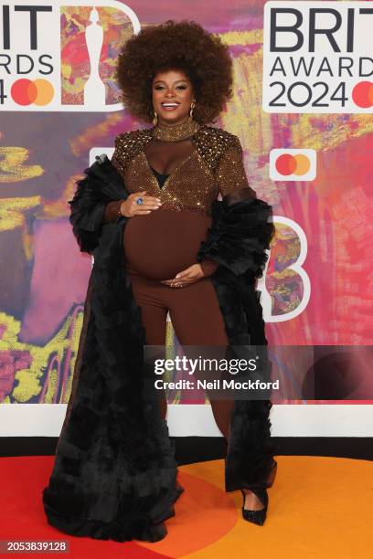 Fleur East attends the BRIT Awards 2024 at The O2 Arena on March 02, 2024 in London, England.