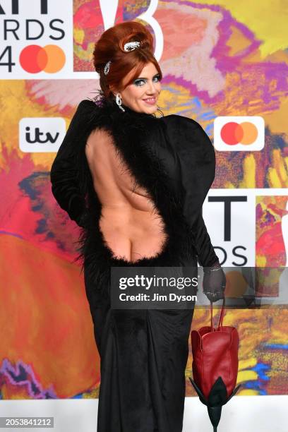 Ciara Mary-Alice Thompson, aka CMAT, attends the BRIT Awards 2024 at The O2 Arena on March 02, 2024 in London, England.