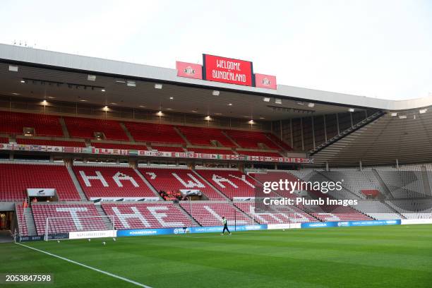 General view of Stadium of Light ahead of the Sky Bet Championship match between Sunderland and Leicester City at Stadium of Light on March 5, 2024...