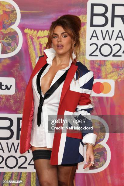 Tallia Storm attends the BRIT Awards 2024 at The O2 Arena on March 02, 2024 in London, England.