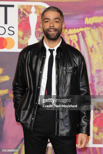 Kingsley Ben-Adir attends the BRIT Awards 2024 at The O2 Arena on March 02, 2024 in London, England.