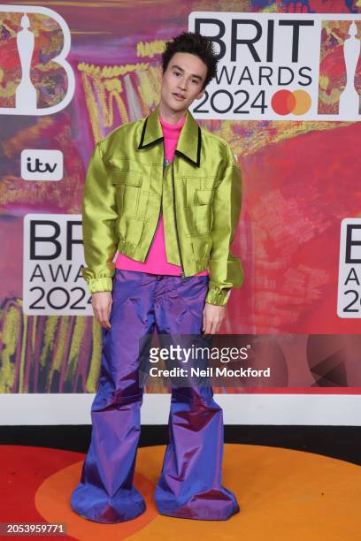 Jacob Collier attends the BRIT Awards 2024 at The O2 Arena on March 02, 2024 in London, England.
