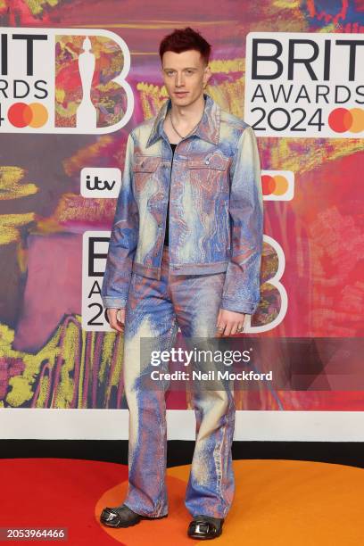 Jack Saunders attends the BRIT Awards 2024 at The O2 Arena on March 02, 2024 in London, England.