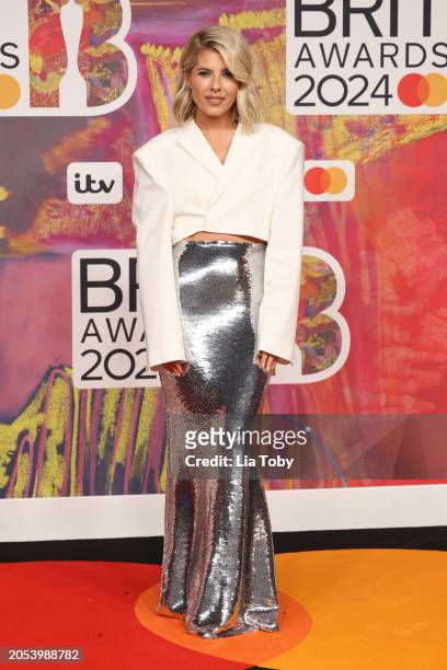 Mollie King attends the BRIT Awards 2024 at The O2 Arena on March 02, 2024 in London, England.