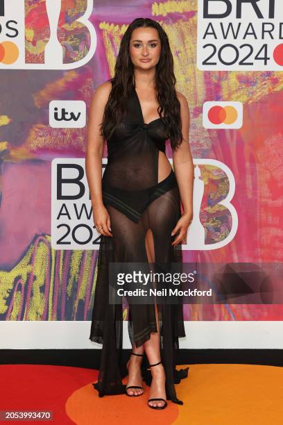 Maddie Grace Jepson attends the BRIT Awards 2024 at The O2 Arena on March 02, 2024 in London, England.