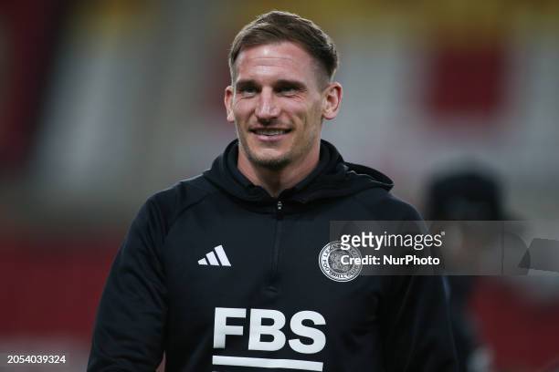 Marc Albrighton of Leicester City is playing during the Sky Bet Championship match between Sunderland and Leicester City at the Stadium of Light in...