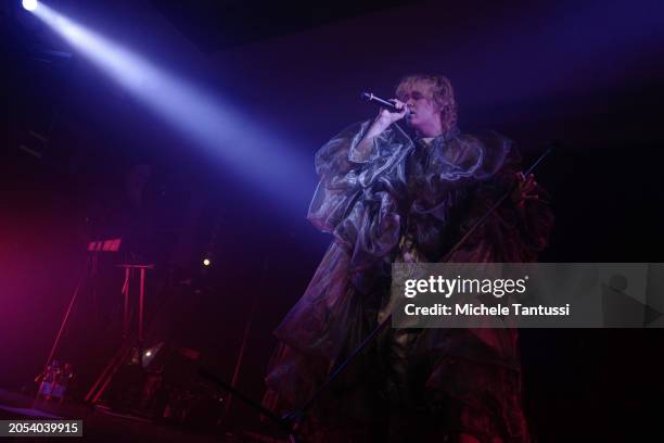 Metteson performs at Kantine in Berghain to promote " Look to A Star" on March 5, 2024 in Berlin, Germany.