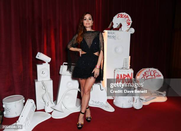 Arielle Free attends RAYE's BRIT Awards after party at Decimo at The Standard, London on March 02, 2024 in London, England.