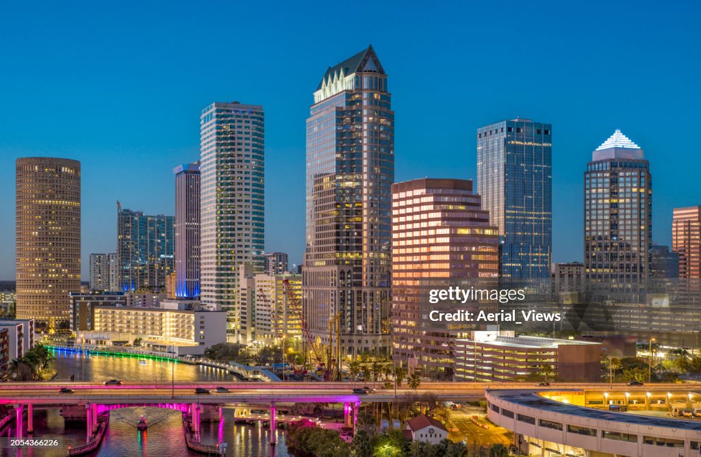 Downtown Tampa at Blue Hour