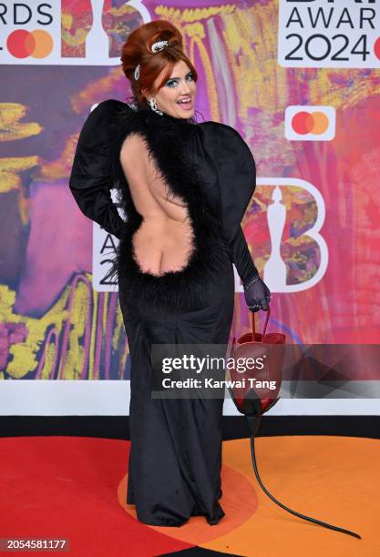 Attends the BRIT Awards 2024 at The O2 Arena on March 02, 2024 in London, England.