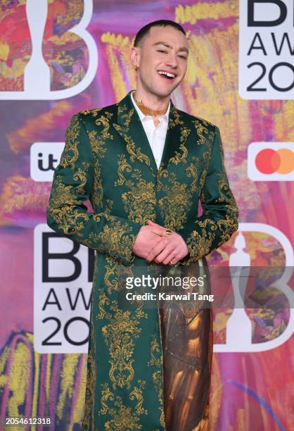 Olly Alexander attends the BRIT Awards 2024 at The O2 Arena on March 02, 2024 in London, England.