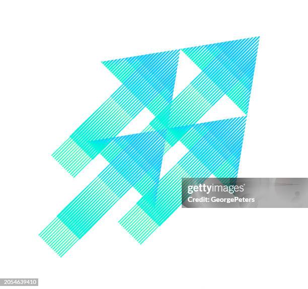 abstract arrows background - live broadcast background stock illustrations