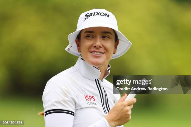 Hannah Green of Australia walks on the sixth hole during Day Four of the HSBC Women's World Championship at Sentosa Golf Club on March 03, 2024 in...