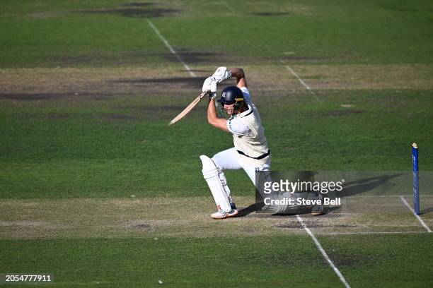 During the Sheffield Shield match between Tasmania and Victoria at Blundstone Arena, on March 03 in Hobart, Australia.