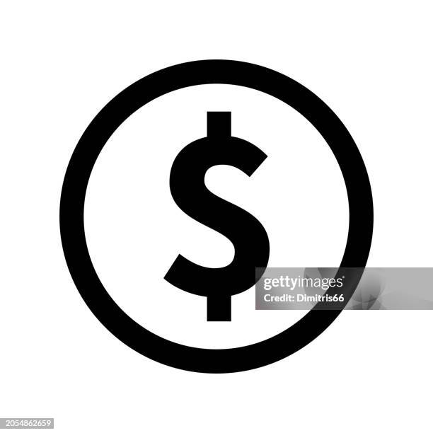 dollar-zeichen-symbol - geld und finanzen stock-grafiken, -clipart, -cartoons und -symbole