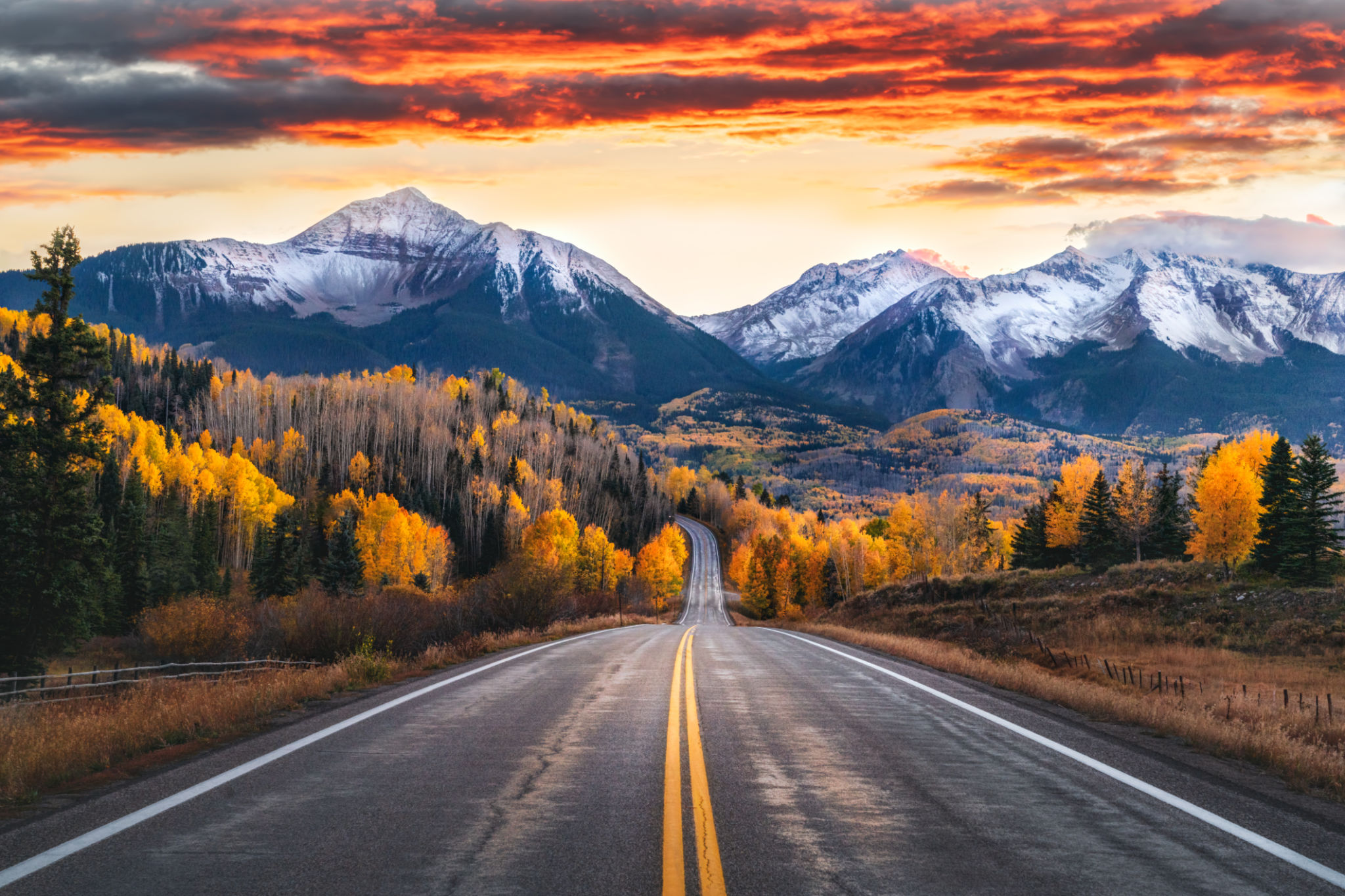 rocky mountains road